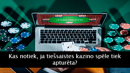 Logotips Kas notiek, ja tiešsaistes kazino spēle tiek apturēta?